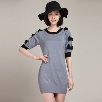 晴薇兒夏季新款韓國甜美無袖修身褶皺雪紡連衣裙 針織服裝代理采購詳情